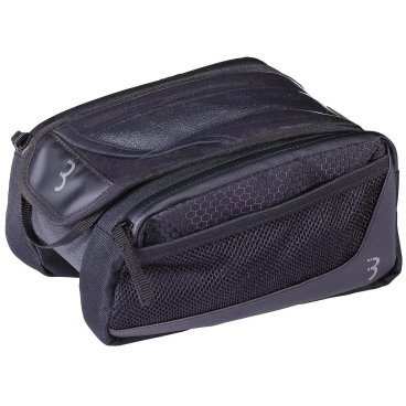 Велосумка BBB 2019 tubebag TopTank X toptube bag with phone pouch and side pouches 20 x 16 x 11cm - 1.5L, черный, BSB-19