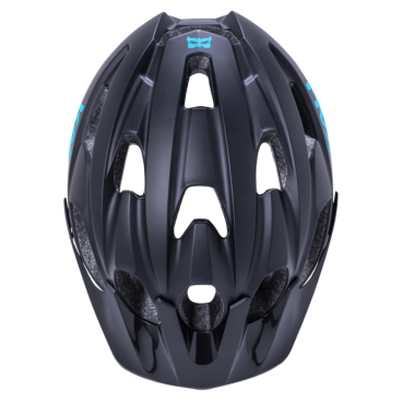 Шлем велосипедный KALI PACE TRAIL/MTB, LDL, CF, 15 отверстий, Mat Blk/Blu, 02-21720117