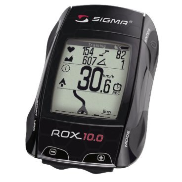 Велокомпьютер SIGMA ROX GPS SET 10, беспроводной, черный, 1000