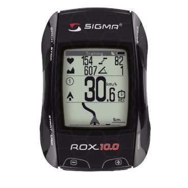 Велокомпьютер SIGMA ROX GPS SET 10, беспроводной, черный, 1000