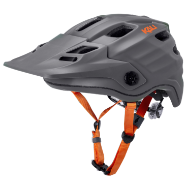Шлем велосипедный KALI MAYA2.0 ENDURO/MTB, LDL, CF+, 12 отверстий, Mat Gry/Org