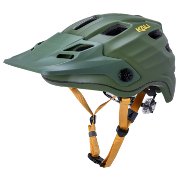 Шлем велосипедный KALI MAYA 2.0 ENDURO/MTB, LDL, CF+, 12 отверстий, Mat Khk/Ylw, 02-20420117