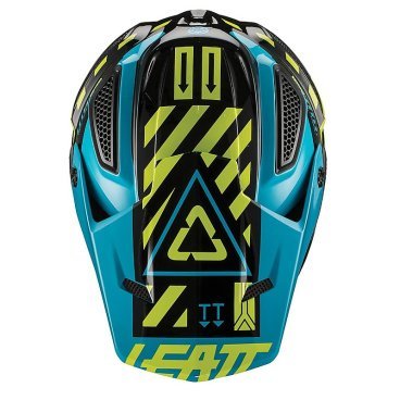Велошлем Leatt GPX 5.5 V19.1 Helmet, Black/Lime, 1019100104
