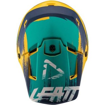 Велошлем Leatt GPX 3.5 Helmet, Gold/Teal, 1019102184