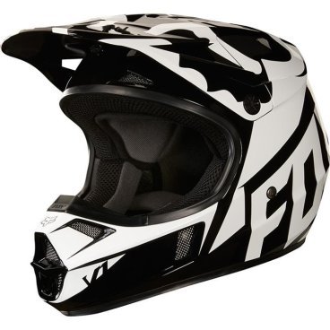 Велошлем подростковый Fox V1 Race Youth Helmet, Black, 19542-001