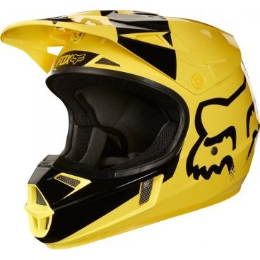 Фото Велошлем подростковый Fox V1 Mastar Youth Helmet, Yellow, 19544-005