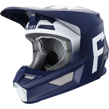 Велошлем Fox V1 Werd Helmet, Navy, 2020, 25473-007
