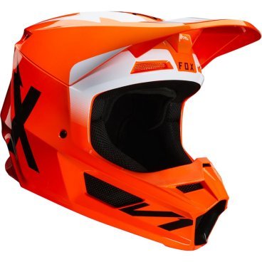 Велошлем Fox V1 Werd Helmet, Flow Orange, 2020, 25473-824