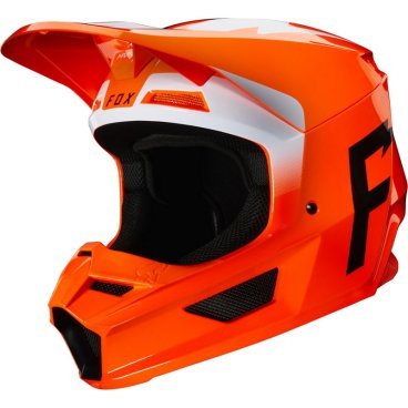 Фото Велошлем Fox V1 Werd Helmet, Flow Orange, 2020, 25473-824