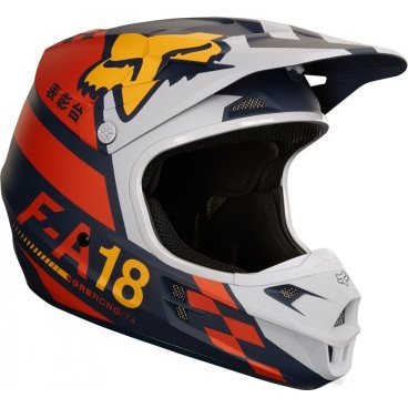 Велошлем Fox V1 Sayak Helmet, Orange, 19534-009