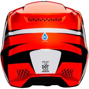 Велошлем Fox V3 Idol Helmet, Orange/Blue, 2020, 24562-592