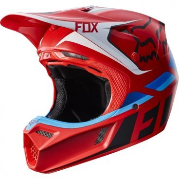 Велошлем Fox V3 Seca Helmet, Red, 17869-003
