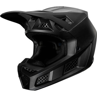 Велошлем Fox V3 Solids Helmet, Matt Black, 2020, 23656-255