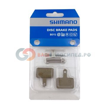 Тормозные колодки Shimano B01S для дисковых тормозов, пара, полимерные, EBPB01SRESINA