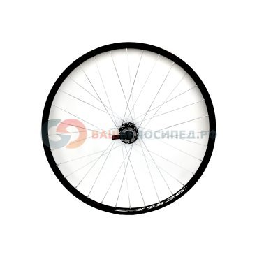 Купить Колесо велосипедное 27,5" MTB, переднее, под диск, двойной обод ...