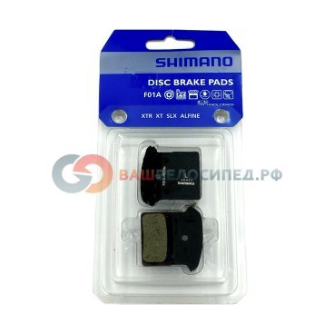 Тормозные колодки для велосипеда Shimano для дискового тормоза, F01A, пластик, Y8J79801A
