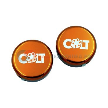 Заглушки руля Colt Lock, пара, оранжевый, HY-ALC-105-5