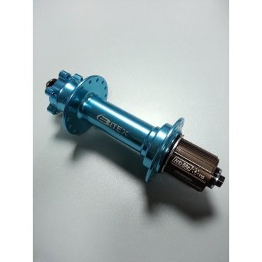 Велосипедная втулка для фэтбайка Bitex, задняя, под кассету, голубой, FB-MTR-M10-197LBlue_ShAL