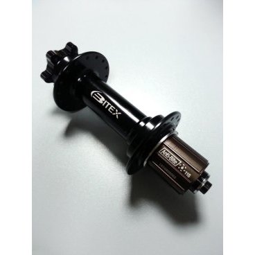 Велосипедная втулка для фэтбайка Bitex, задняя, под кассету, чёрный, FB-MTR-M10-197BK_ShimAL