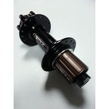 Велосипедная втулка для фэтбайка Bitex, задняя, под кассету, чёрный, FB-MTR12-170BK_ShimAL