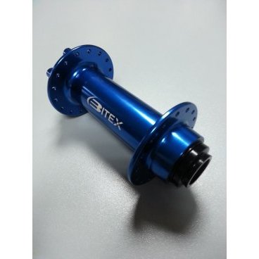 Велосипедная втулка для фэтбайка Bitex, передняя, синий, FB-MTF20-150Blue