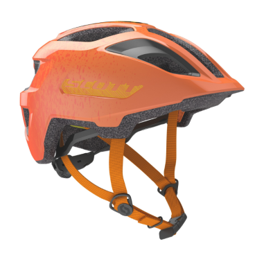 Фото Шлем подростковый велосипедный SCOTT Spunto Junior Plus (CE), fire orange, 2020, 275229-6522