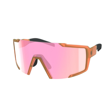 Очки велосипедные SCOTT Shield, translucent orange pink chrome, 275380-6535276