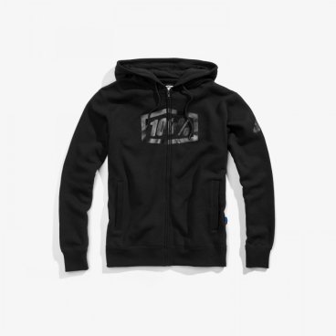 Толстовка 100% Syndicate Zip Hooded Sweatshirt, черный, 2020