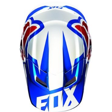 Фото Козырек к велошлему Fox V1 Race Helmet Visor, Blue, 15855-002-2XS/S