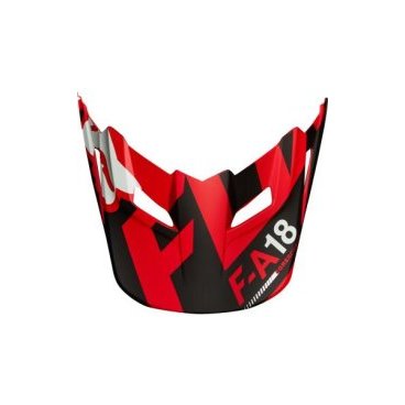 Козырек к велошлему подростковому Fox V1 Sayak Youth Helmet Visor, Red, 21308-003-OS