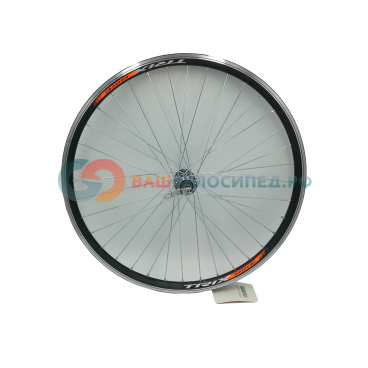 Колесо велосипедное TRIX 26", алюминий, двойной задний обод, алюминиевая втулка на эксцентрике, D-17 (26) black