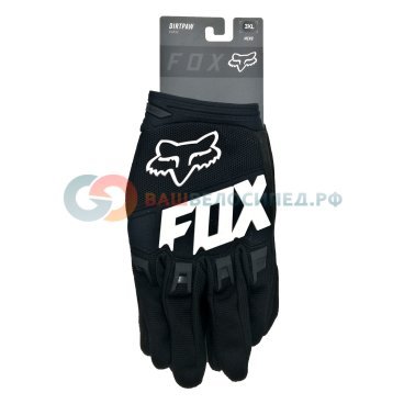 Велоперчатки Fox Dirtpaw Glove, черные, 2019, 22751-001-4X
