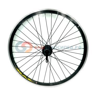 Колесо велосипедное TBS, 26", заднее, обод двойной, втулка сталь, под диск 6 отверстий, с эксцентриком, ZVO20607