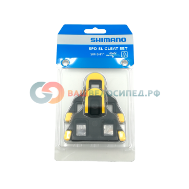 Шипы для велопедалей Shimano SM-SH11, желтый, пара, Y42U98010