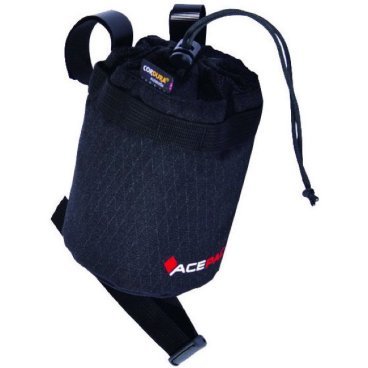 Сумка велосипедная под флягу ACEPAC Fat Bottle Bag, черный, 132008