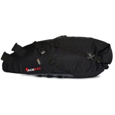 Сумка велосипедная подседельная ACEPAC Saddle Bag L 16L, черный, 103305
