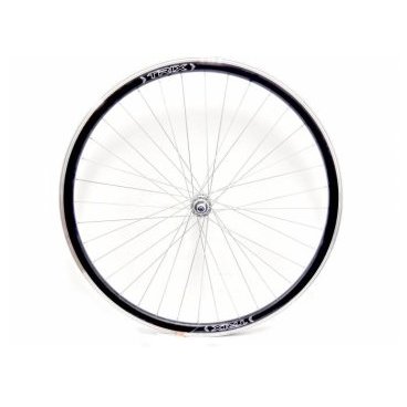 Колесо велосипедное TRIX 26", заднее, алюминий, двойной, втулка сталь, на эксцентрике, D-2(26)black/об.лента