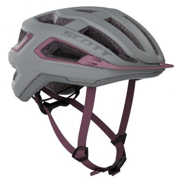Шлем велосипедный Scott Arx (CE), серо-розовый 2020, 275195-6521