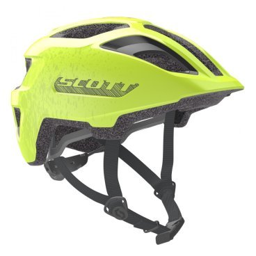 Шлем велосипедный подростковый Scott Spunto Junior (CE), желтый 2020, 275232-4310