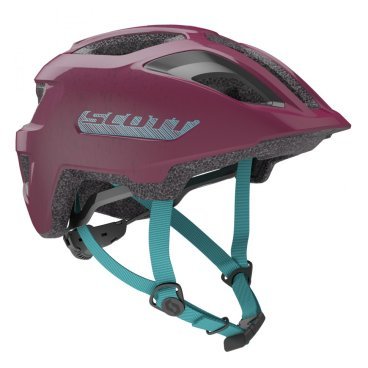 Шлем велосипедный подростковый Scott Spunto Junior (CE), фиолетовый 2020