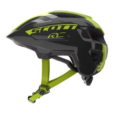 Шлем велосипедный подростковый Scott Spunto Junior (CE), черно-желтый 2020, 275232-6530