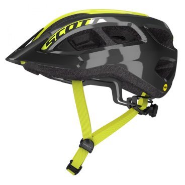Шлем велосипедный Scott Supra (CE), черно-желтый 2020, 275211-6512