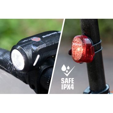 Комплект освещения велосипедный SIGMA SPORT AURA 35 USB / NUGGET II, с кабелем USB, 17360