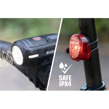 Комплект освещения велосипедный SIGMA SPORT AURA 45 USB / NUGGET II, с кабелем USB, 17460