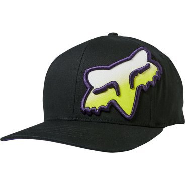 Бейсболка Fox Honr Flexfit Hat Black 2020, 26152-001-L/XL