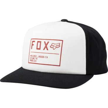 Бейсболка Fox Non Stop Snapback Hat Black/White 2020, 23680-018-OS