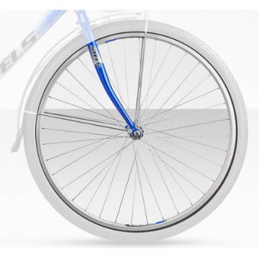 Фото Колесо велосипедное в сборе STELS 28", переднее, 36Н, для Stels Navigator 310, AV, без покрышки, серебристый, 2143306