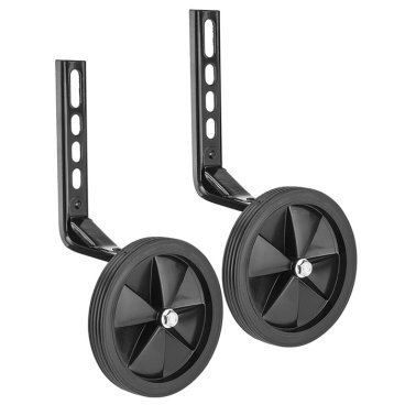 Приставные колеса Stels HL-TW15, 12-20", пластик/металл, черный, 630263, LU089230