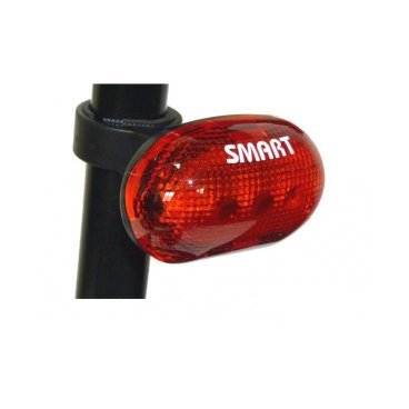 Фонарь велосипедный Smart RL405R Taillight, задний, 5LED, красный/черный, RL405R-01