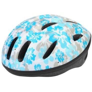 Шлем велосипедный Stels BS, бело-голубой, LB000015